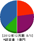 上村商事 貸借対照表 2012年12月期