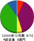 シマダコーポレーション 貸借対照表 2009年12月期