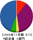 昭和建設 貸借対照表 2009年11月期