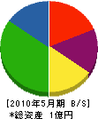 岡崎住設 貸借対照表 2010年5月期