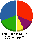 富士建設所 貸借対照表 2012年5月期