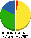 昭和土建工業 貸借対照表 2010年6月期
