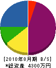 松村電気 貸借対照表 2010年8月期