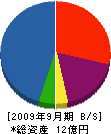 中塚工務店 貸借対照表 2009年9月期