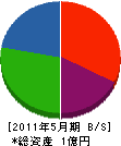 和田工業所 貸借対照表 2011年5月期