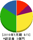中京実業 貸借対照表 2010年5月期