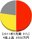 西日本地質防災 損益計算書 2011年5月期
