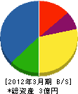 新埼玉環境センター 貸借対照表 2012年3月期