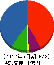 大浜電設 貸借対照表 2012年5月期