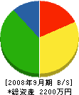 松崎興業 貸借対照表 2008年9月期
