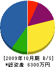 新井設備 貸借対照表 2009年10月期