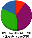 新生工務店 貸借対照表 2009年10月期
