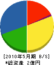 坂田電気工業所 貸借対照表 2010年5月期