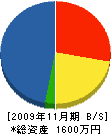総合システムエンジニア 貸借対照表 2009年11月期