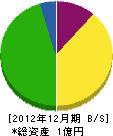 安田組 貸借対照表 2012年12月期