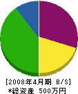 須藤電設 貸借対照表 2008年4月期