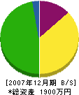まる三斉藤三郎大工 貸借対照表 2007年12月期