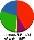 長塚設備工業 貸借対照表 2010年5月期