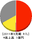 日本エーアイシステム 損益計算書 2011年9月期