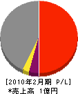 橋本建設 損益計算書 2010年2月期