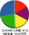 神子造園 貸借対照表 2009年12月期