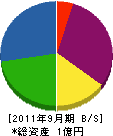 金成鉄工所 貸借対照表 2011年9月期