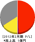 山田板金工業 損益計算書 2012年2月期