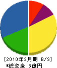 伊藤金次郎商店 貸借対照表 2010年3月期