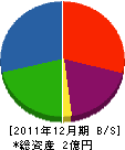 アグリパートナー宮崎 貸借対照表 2011年12月期