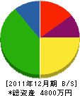 伊藤商会 貸借対照表 2011年12月期