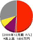 藏端組 損益計算書 2008年12月期