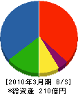 新笠戸ドック 貸借対照表 2010年3月期
