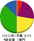 小林電気 貸借対照表 2012年1月期