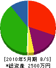山吉工業 貸借対照表 2010年5月期