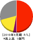 千葉電気 損益計算書 2010年9月期