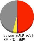 井阪工務店 損益計算書 2012年10月期