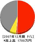 沖縄電建 損益計算書 2007年12月期