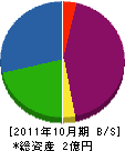 共栄仙台 貸借対照表 2011年10月期