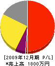 藤井産業 損益計算書 2009年12月期