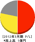 西日本石油化学 損益計算書 2012年3月期