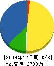 寺辻畳工業 貸借対照表 2009年12月期