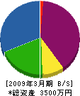 横須賀設備工業 貸借対照表 2009年3月期