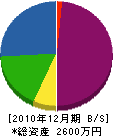 茨城ポンプサービス 貸借対照表 2010年12月期