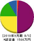 小坂電建 貸借対照表 2010年9月期