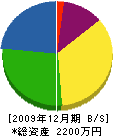 中村商会 貸借対照表 2009年12月期