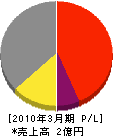 日本海建設運輸 損益計算書 2010年3月期