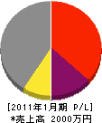 中澤工務店 損益計算書 2011年1月期