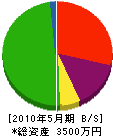 松尾土建 貸借対照表 2010年5月期