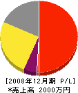宮浦石材店 損益計算書 2008年12月期