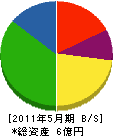 片山土建 貸借対照表 2011年5月期